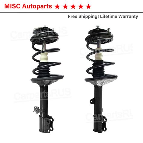 Front Pair Quick Complete Strut And Coil Spring Assembly For 2001 2002