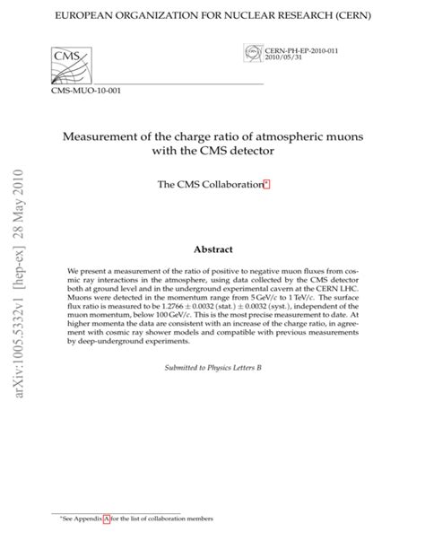 Measurement Of The Charge Ratio Of Atmospheric Muons With