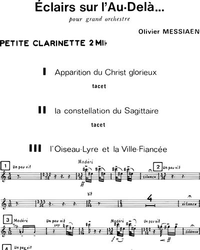 Clairs Sur Lau Del Bassoon Sheet Music By Olivier Messiaen