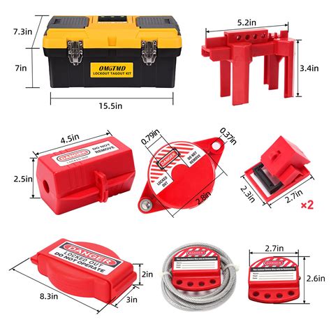 Mua Omgtmd Lockout Tagout Kit Circuit Breaker Lockout Device Ball Valve