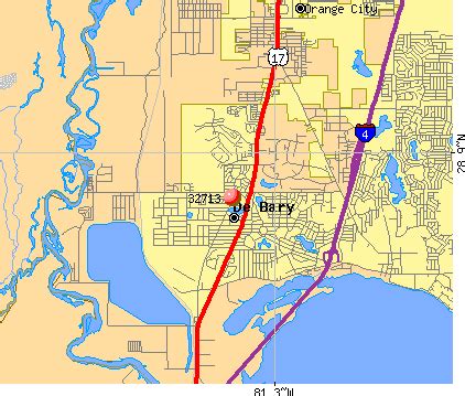 Florida Map 2018: Map Of Debary Florida