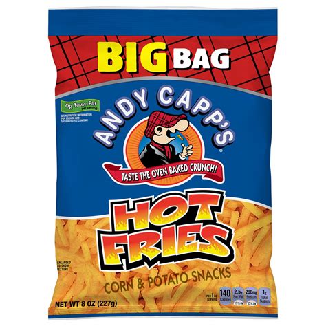 Andy Capps Big Bag Hot Fries 8 Oz