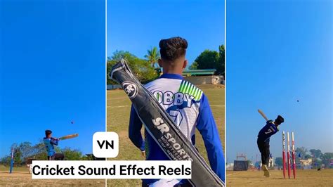 Cricket Shot Sound Effect Reels Instagram Viral Reels Editing