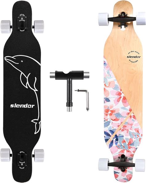 Skateboarding Longboards Slendor Longboard Skateboard 42 Inch Drop