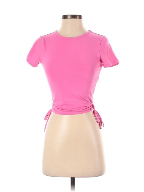 Hollister Solid Pink Short Sleeve T Shirt Size S Off Thredup