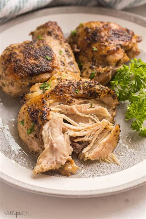 Slow Cooker Chicken Thighs The Recipe Rebel