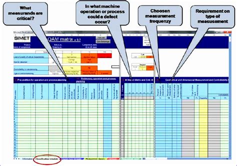 Qa Excel Template