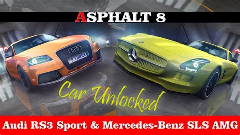 Asphalt 8 Gameplay 8 Audi Rs 3 Car Unlocked Walkthrough Android Ios Mercedes Benz Sls