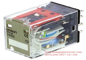 Relay trung gian relay kiếng Omron MY4N DC24 HOÀNG NGUYÊN Nhà