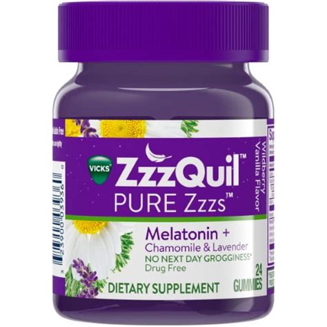 Vicks ZzzQuil Pure Zzzs Gummies 24 Count - Walmart.com - Walmart.com