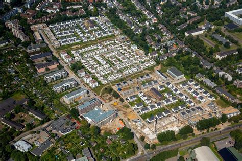 D Sseldorf Aus Der Vogelperspektive Baustellen Zum Neubau Wohngebiet