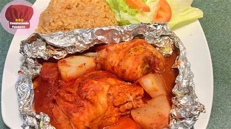 Pollo En Achiote Al Vapor Achiote Marinated Chicken Mixiotes De