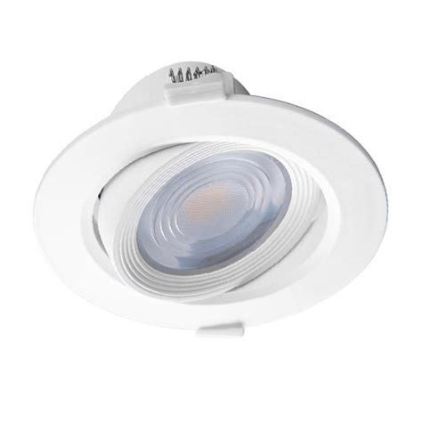 Spot Led Encastrable Orientable Miidex 10w 390lm 4000k 120mm Blanc Carat 763620