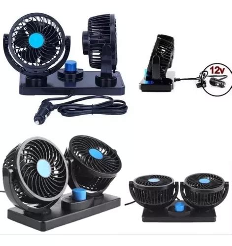 Ventilador Automotivo 12v Carro Van Kombi Caminhão Duplo 12