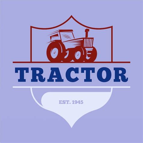 Plantilla De Dise O De Logotipo De Tractor Agr Cola Vector Premium