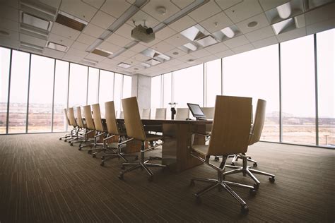 Board Meeting Room Chairs View Space Presentation Nonprofit Risk