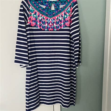 Lilly Pulitzer Dresses Nwot Lilly Pulitzer Stripe Dress With Neck