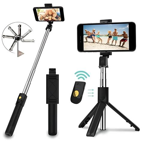 KIJEK DO SELFIE TRIPOD STATYW SELFIE STICK PILOT BLUETOOTH DO IOS