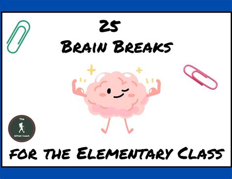 Brain Break Exercise Cards