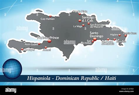 Hispaniola World Map