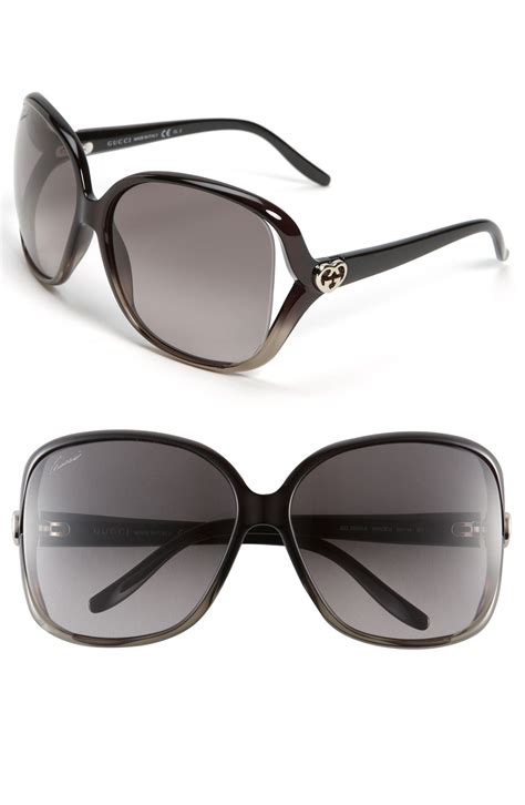 Gucci 60mm Heart Logo Sunglasses Nordstrom