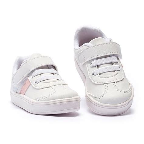 Tenis Branco Menina Infantil