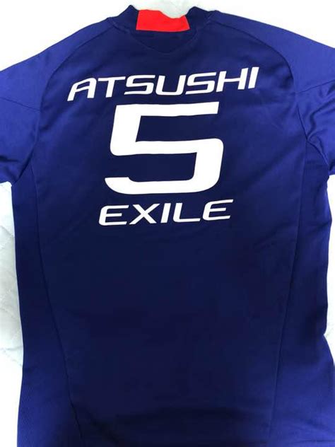 39％割引ブルー系【コンビニ受取対応商品】 Exile Atsushi サッカー日本代表ユニフォーム 応援グッズ サッカーフットサルブルー系