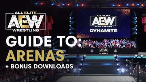 WWE 2K19 Guide To AEW Universe Mode Arena Update New Arenas Bonus