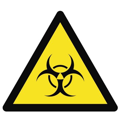 Panneau Ou Autocollant Danger Biologique Sticker Communication