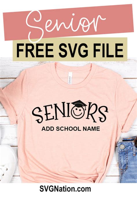 Senior Shirt Svg Free Svg Files