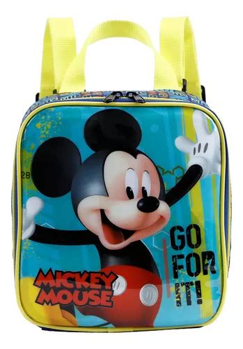 Lancheira Térmica Infantil Mickey Mouse Disney Xeryus 11604 Cor Azul