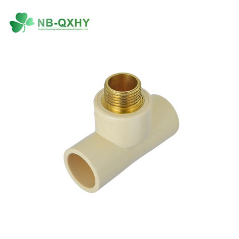 Supply CPVC ASTM D2846 Male Tee Copper Thread China Plastic Pipe