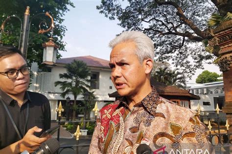 Ganjar Tepis Isu Kontrak Politik Dengan Pdip Soal Penentuan Menteri