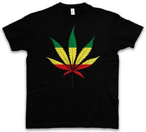 PANAFRICAN CANNABIS LEAF T-SHIRT - Rasta Ganja Irie Reggae Marijuana Shirt | eBay