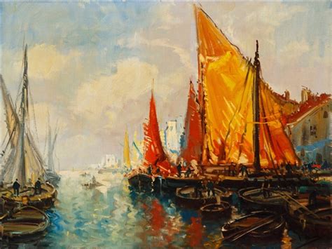 Blick In Den Hafen Von Chioggia By Otto Hammel On Artnet