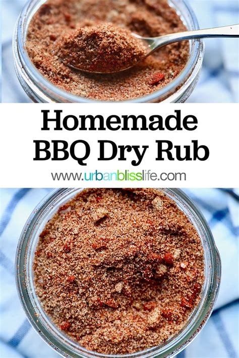 Homemade Bbq Seasoning Dry Rub Recipe Homemade Bbq Bbq Rub Bbq Seasoning Recipe