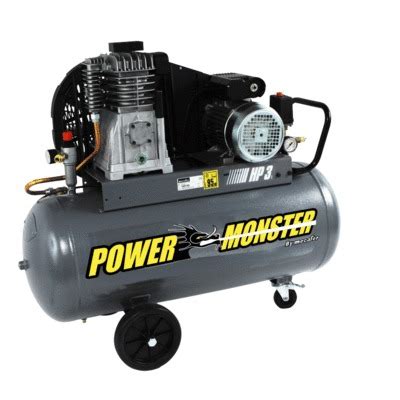 Compresseur L Hp Power Monster Mecafer Outillage L