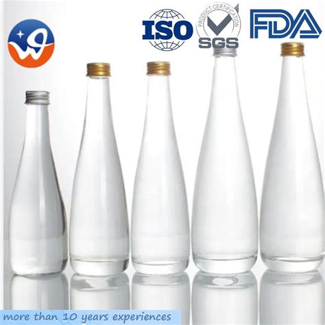 Super Flint Water Glass Bottle And Mineral Water Glass Beverage Bottle