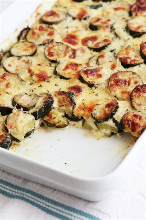 Recette Du Gratin De Courgettes à La Béchamel Les Courgettes Sont