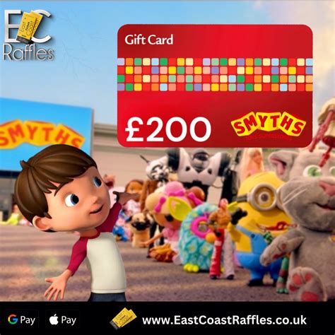 £200 Smyths Toy Superstore Voucher East Coast Raffles