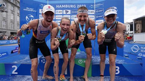 Der Sport Tag Gold Bei Heim WM Triathleten Triumphieren In Hamburg