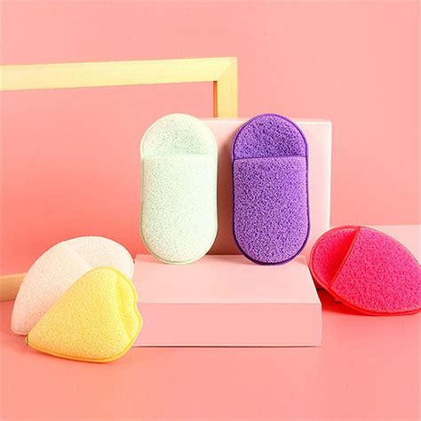 Cheap Drop Shaped Exfoliator Beauty Tool Scrub Puff Facial Cleaner Body