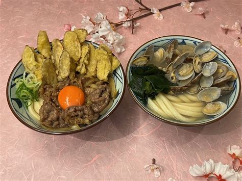 【丸亀製麺】ごぼう天！あさり！新作も春定番も丸亀の春は具がもりもり Magacol