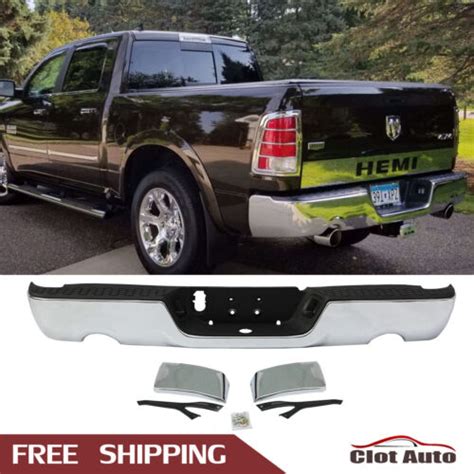 For Dodge Ram Rear Bumper W Dual Exhaust W O Sensor Holes