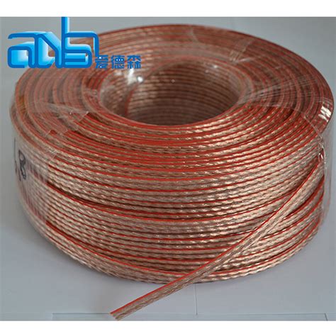 X Awg High Purity Ofc Oxygen Free Copper Transparent Speaker Cable