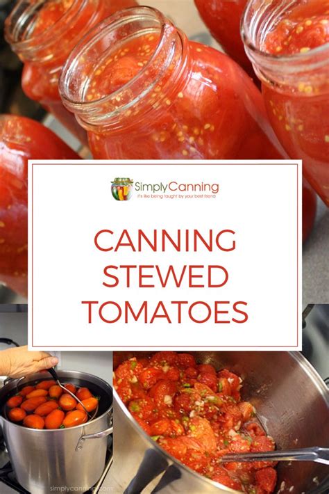 Canning Stewed Tomatoes Recipe | Recipe | Stewed tomatoes canning recipe, Canning tomatoes ...