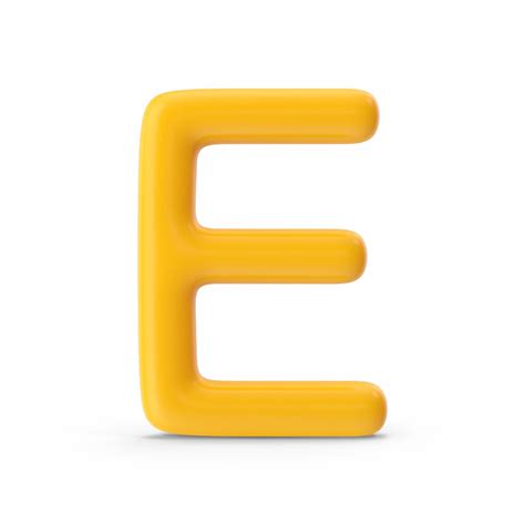 Letter E Orange 3d Model Turbosquid 1865764