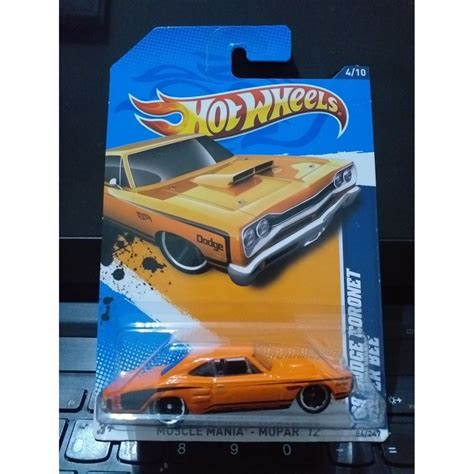 HOT WHEELS 風火輪 69 道奇 CORONET 超級蜜蜂橙 蝦皮購物