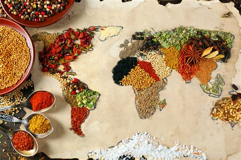 Download Spices World Map 4k Wallpaper | Wallpapers.com