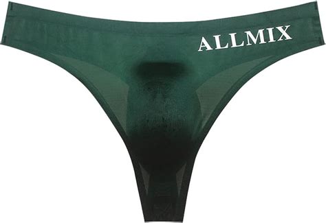 Amazon Co Jp ALLMIX Men S Thong Bikini Briefs Seamless Sexy